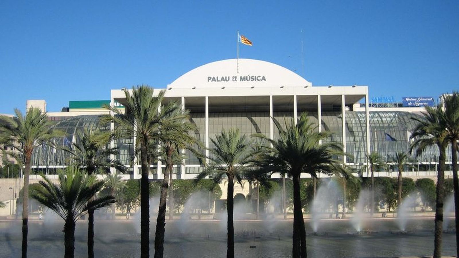 Imatge exterior del Palau de la Música de València