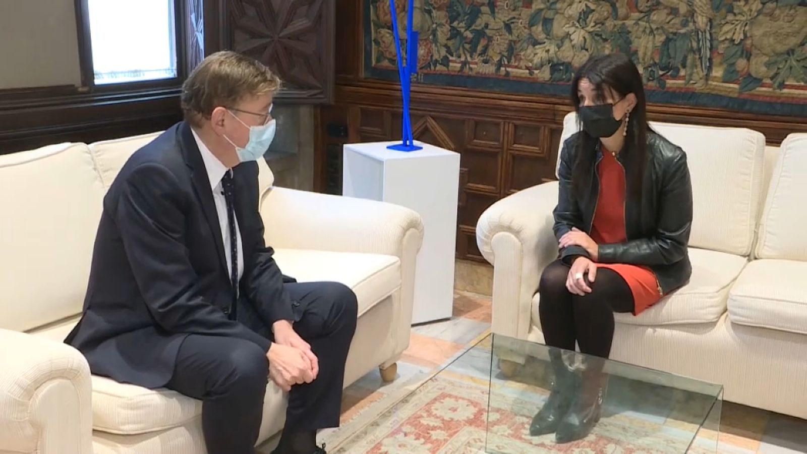 Puig i Merino, aquest dimarts, al Palau de la Generalitat