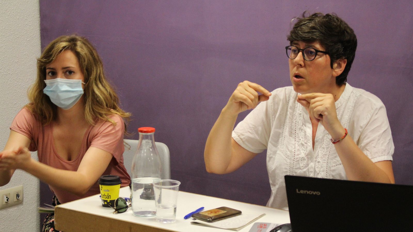 Pilar Lima en el seu primer Consell Ciutadà com a coordinadora autonòmica