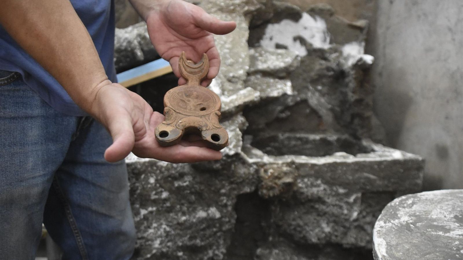 Objecte trobat a Pompeia