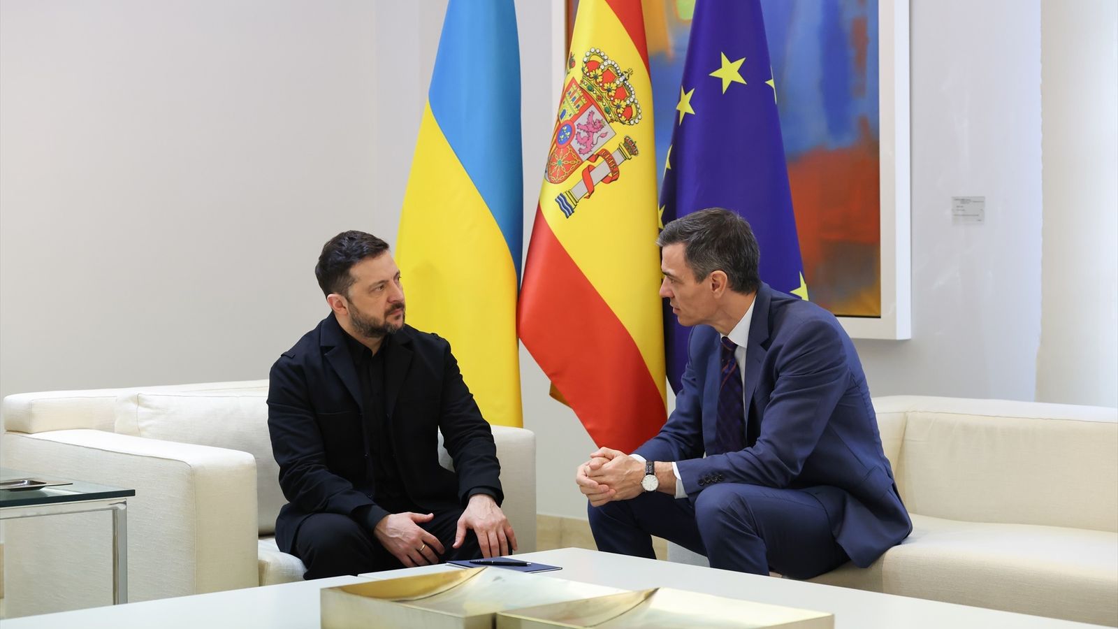 Sánchez i Zelenski, reunits este dimecres a la Moncloa