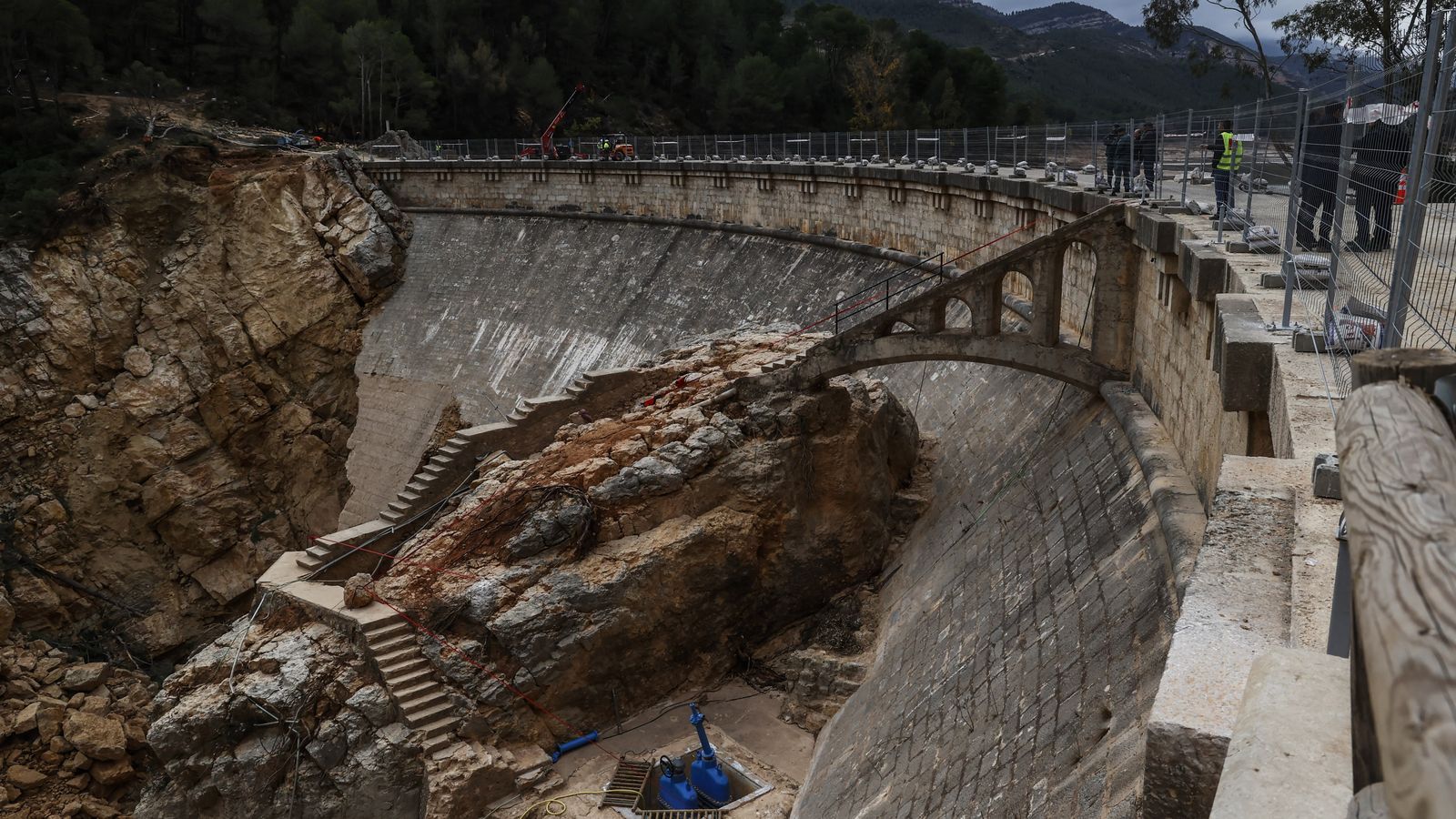 La presa de Buseo (Sot de Xera), després de la dana