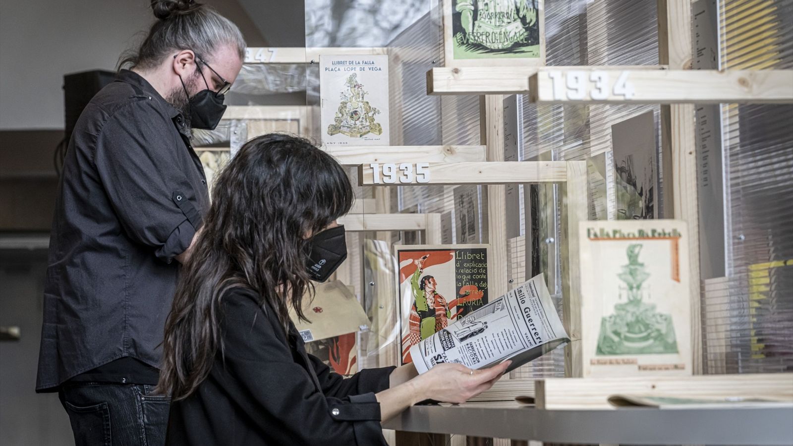 L'exposició 'El llibret de falla: una oportunidad cultural' del 2022 a l'IVAM