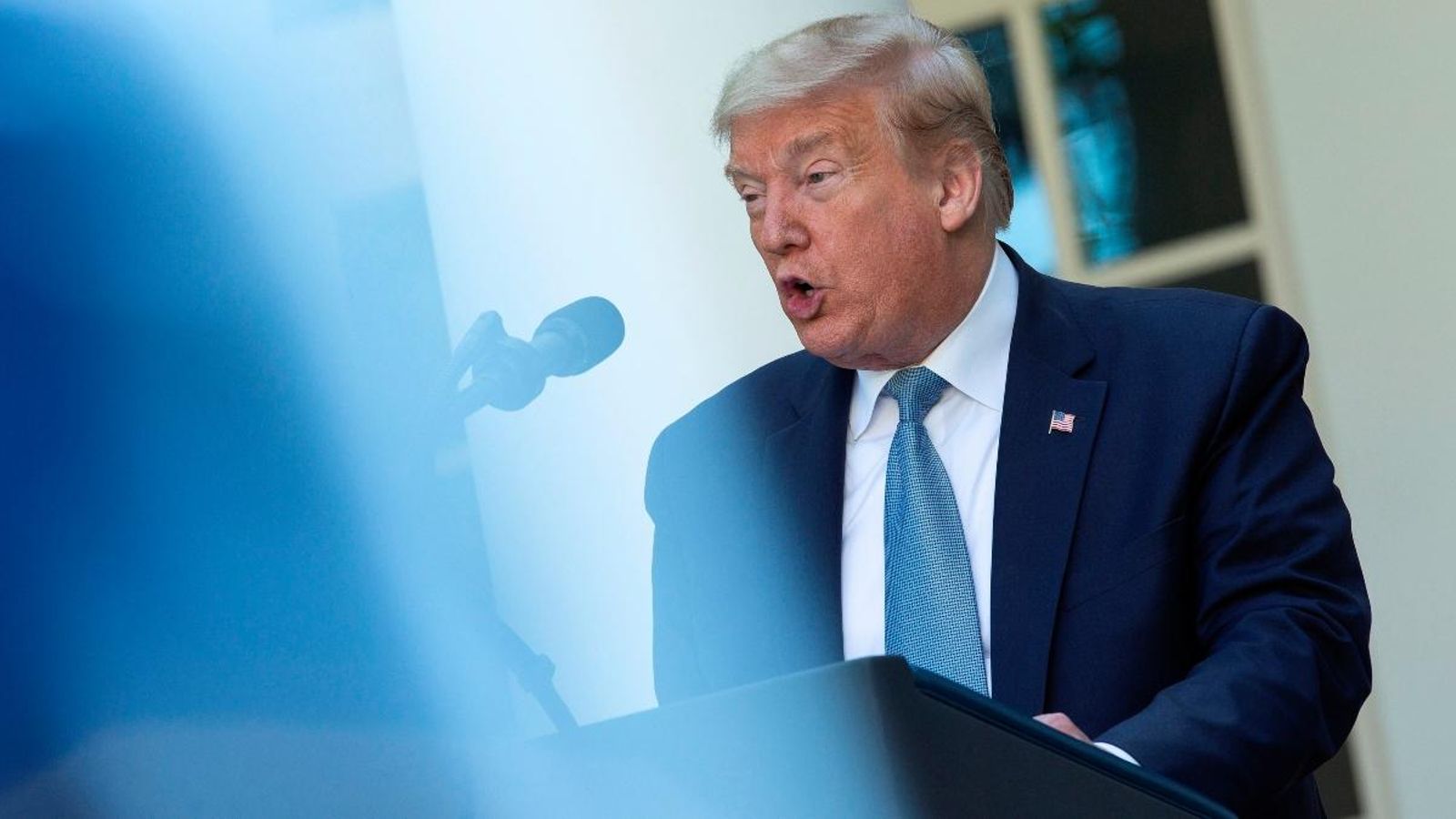 Donald Trump compareix a Washington el passat 15 de maig