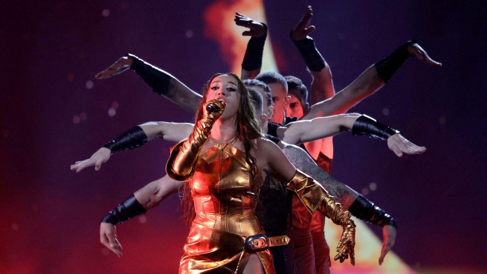 Coreografia de Geòrgia, que va ser un dels països que es va classificar per a la final de dissabte