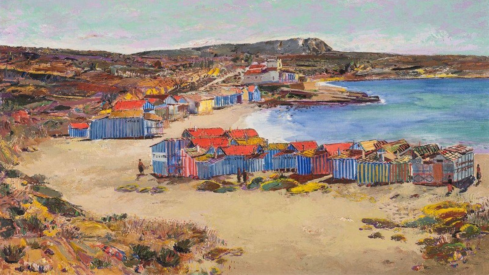 'Paisatge d'Alacant', l'obra de Francisco Lozano, que la seua filla ha donat al Museu de Belles Arts de València