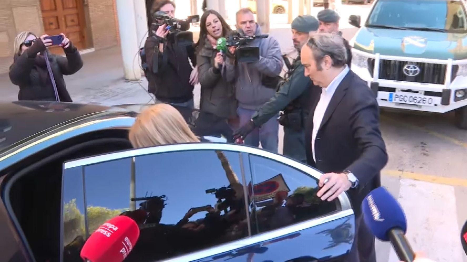 El propietari del Ventorro, Alfredo Romero, abandona el jutjat de la dana