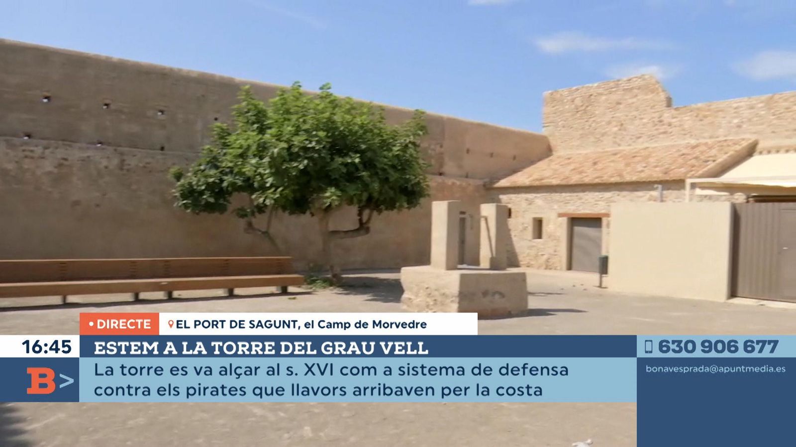 02.08.2021 | Estem a la Torre del Grau Vell de Port de Sagunt