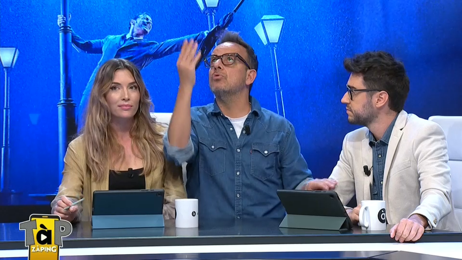 Àngel Llàcer amb Àlex Blanquer i Lluís Cascant