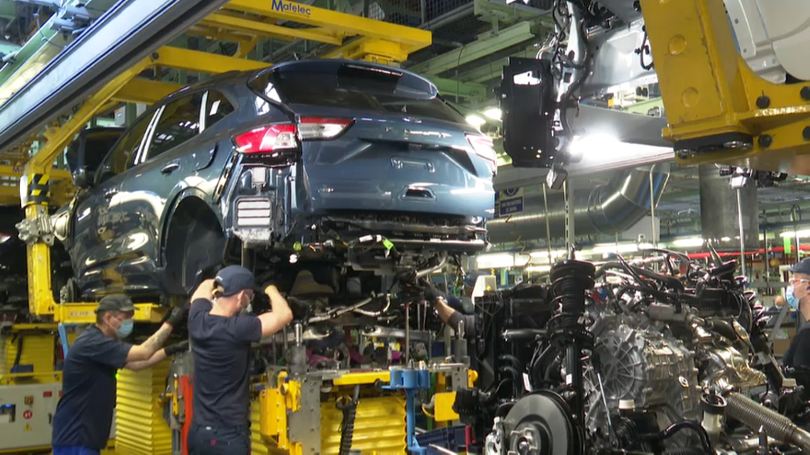 La línia de muntatge de Ford a Almussafes