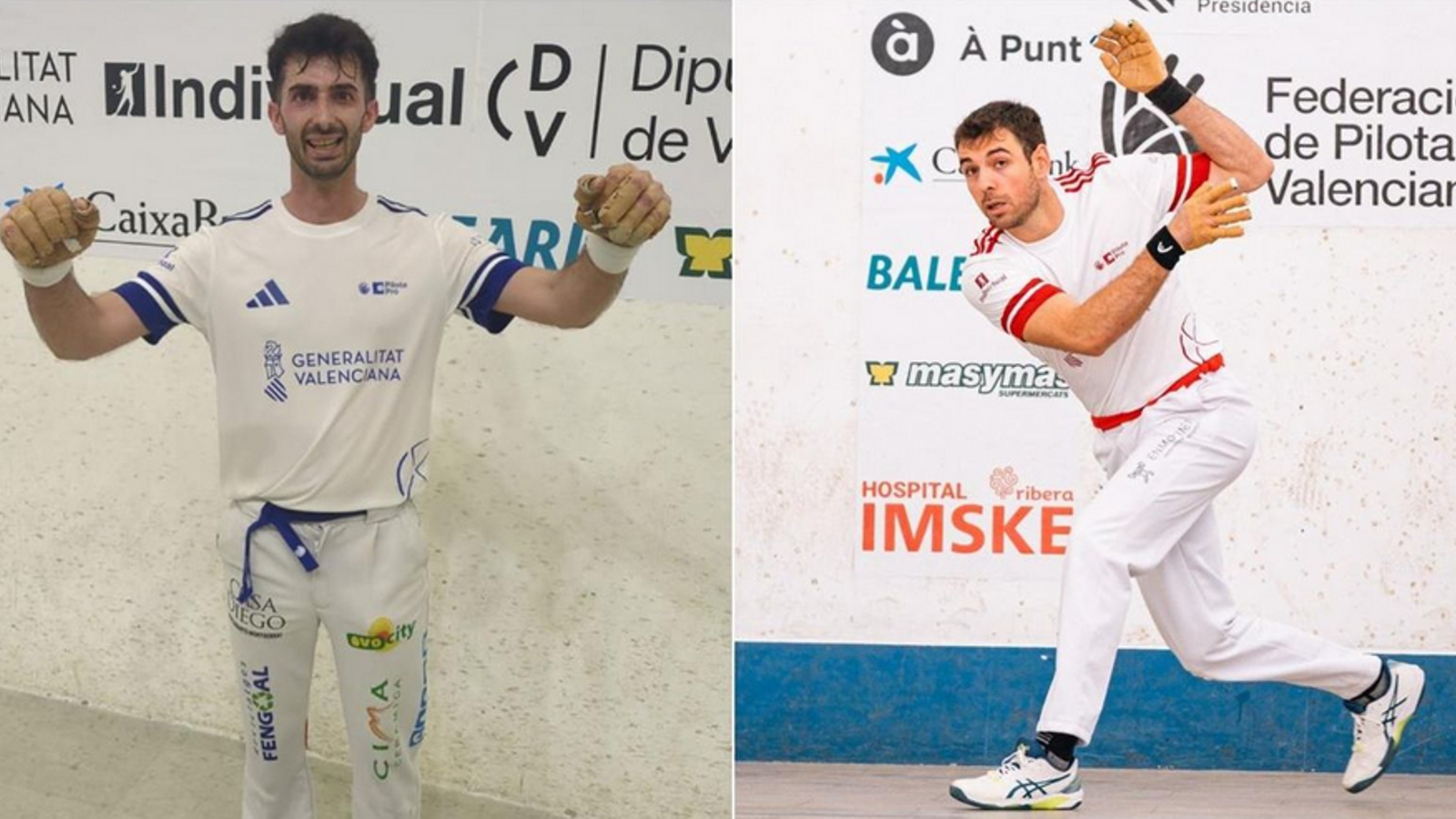 Marc i De La Vega, en les partides de semifinals PilotaPro