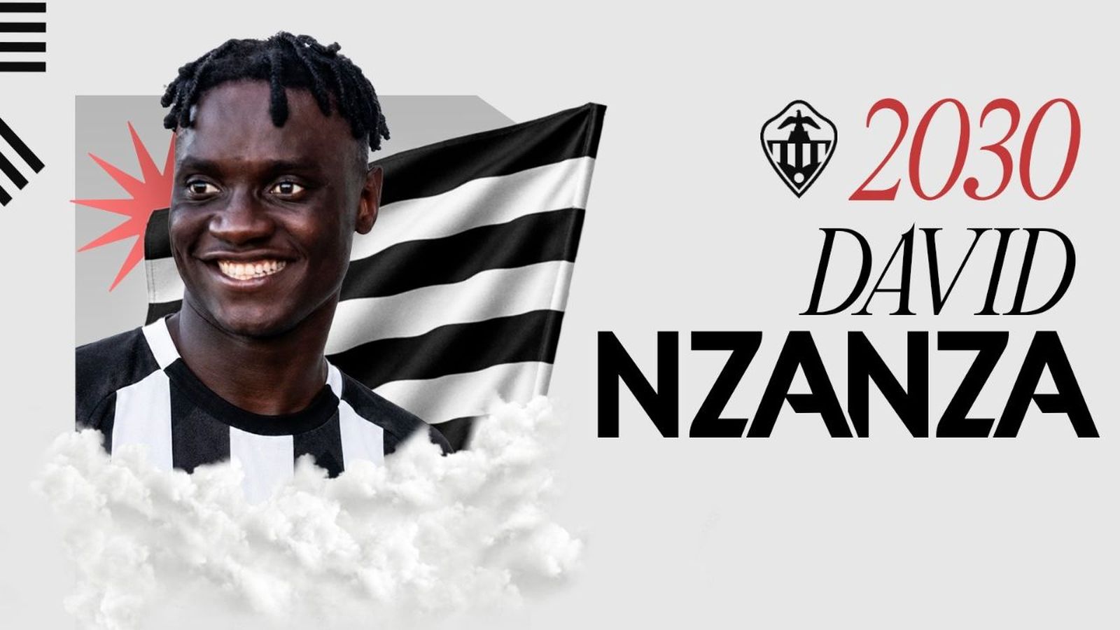 David Nzanza, amb la camiseta del Castelló