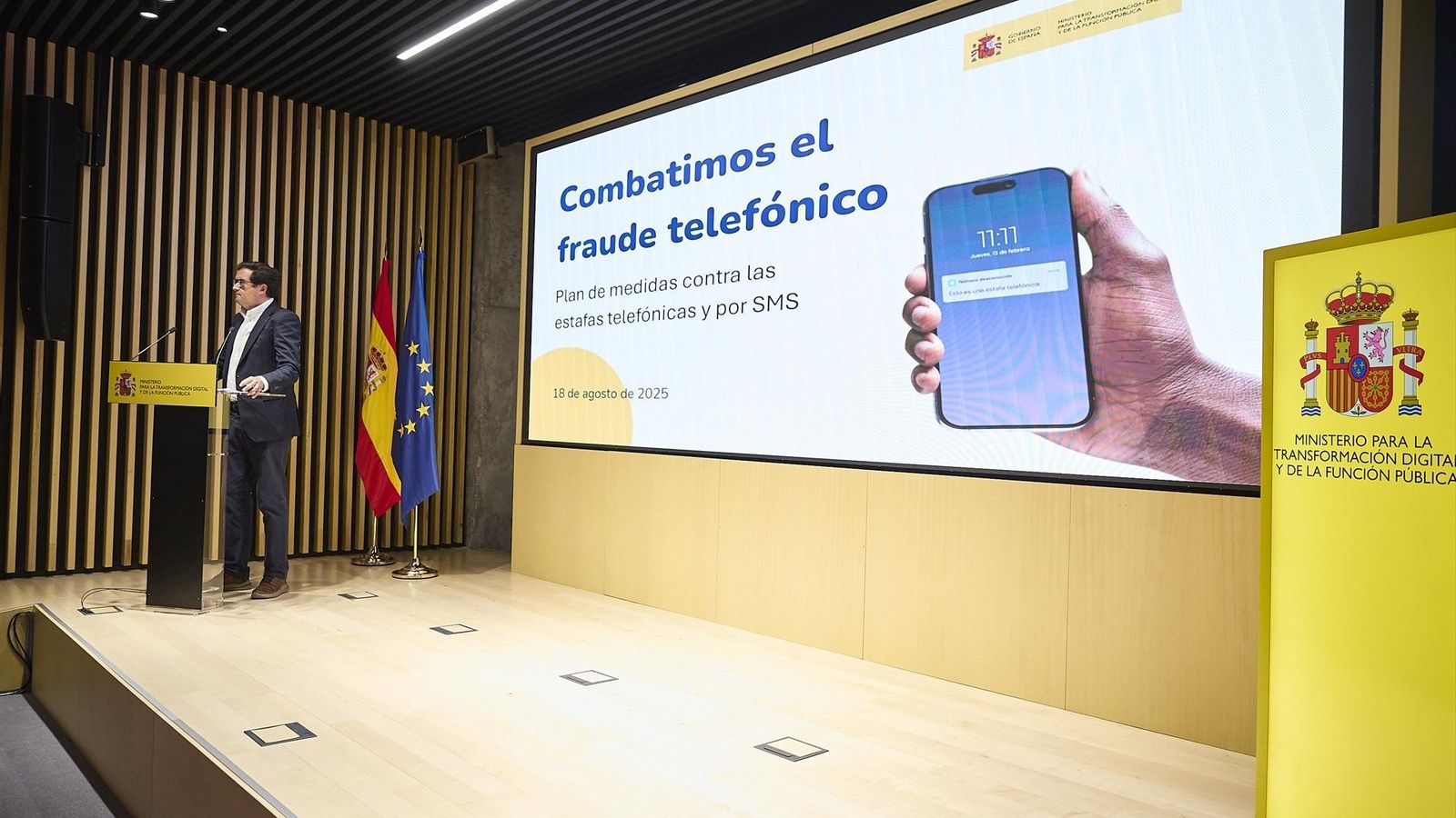 El ministre López, este dilluns
