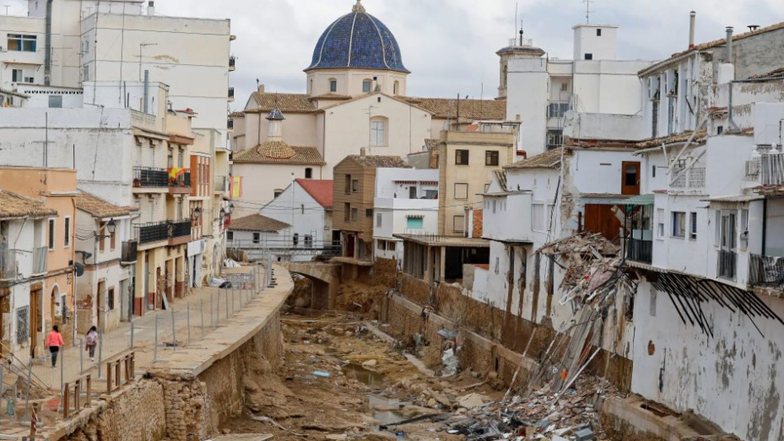 Estat d'algunes dels habitatges de Xiva després de la dana
