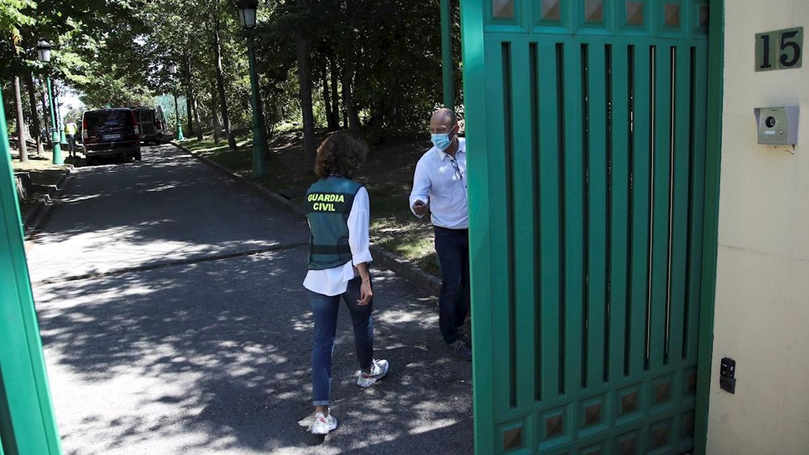 Imatges de l'escorcoll al domicili de José Luis Moreno