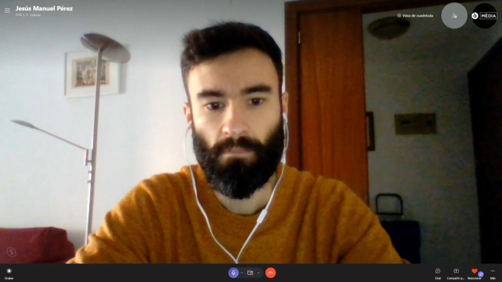 L'investigador de la Universitat de València, Jesús Mora, durant la seua intervenció en 'Les notícies del matí' aquest dilluns