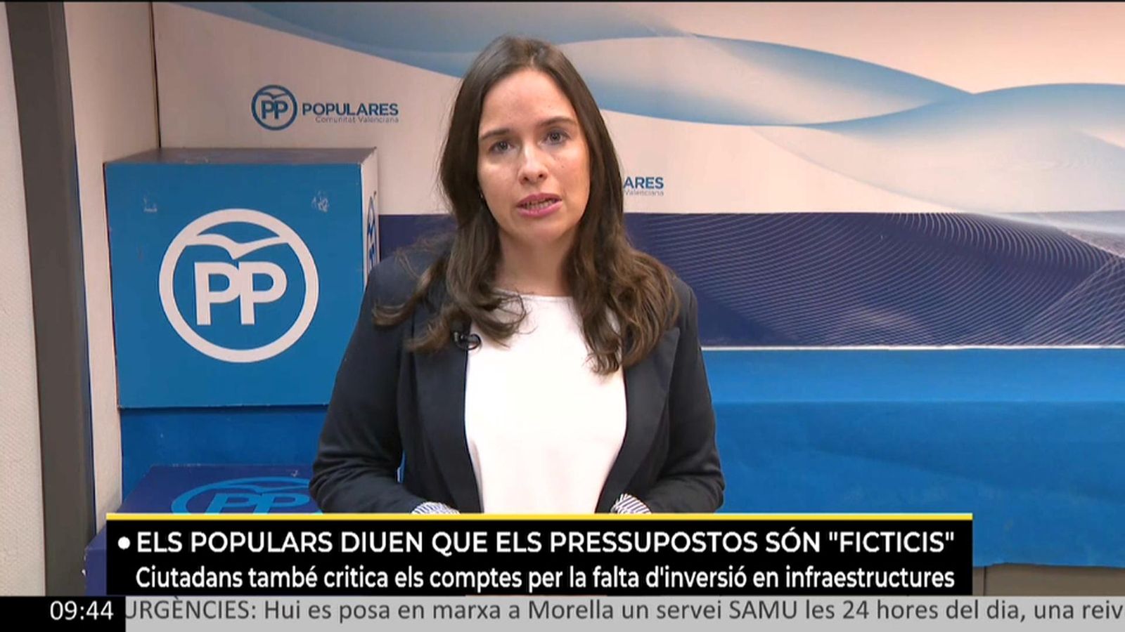 La portaveu adjunta del grup popular al Congrés, Belén Hoyo, anuncia que la setmana que ve presentaran una esmena a la totalitat als pressupostos.