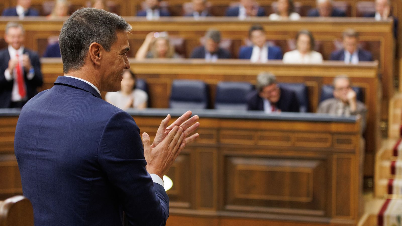 Pedro Sánchez, en una imatge d'arxiu en el Congrés dels Diputats