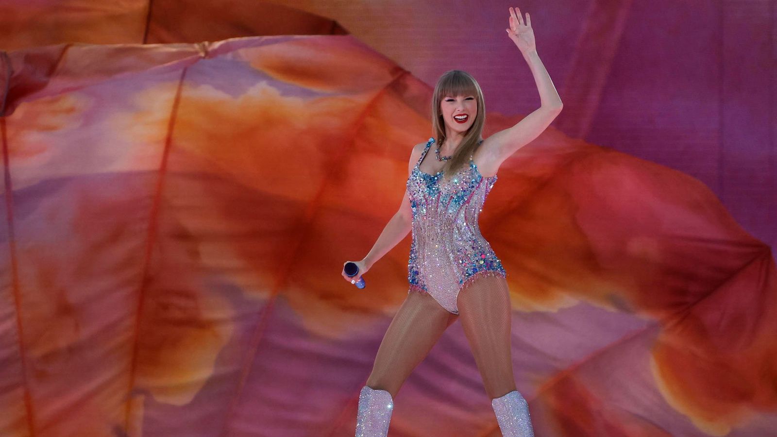 Taylor Swift, sobre el majestuós escenari del Bernabeu, a Madrid