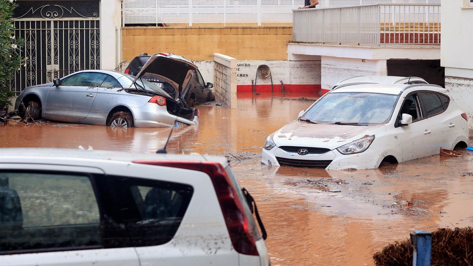 Efectes de les inundacions a Benicàssim