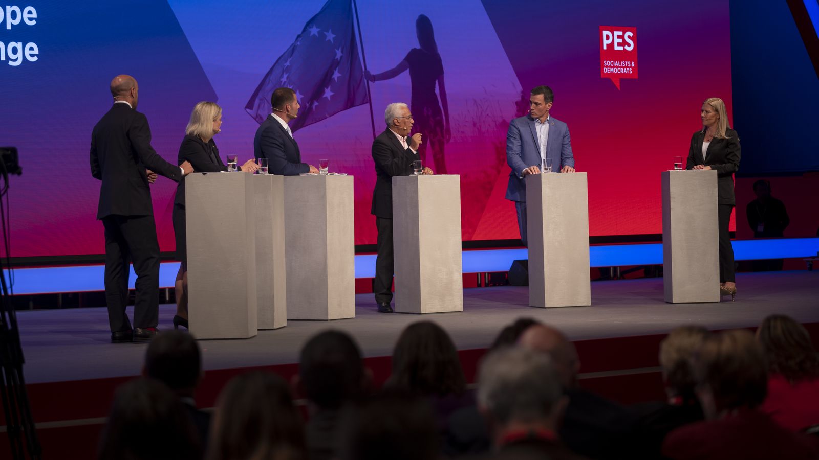 El secretari general del PSOE i president del govern d'Espanya, Pedro Sánchez, aquest dissabte a Berlín