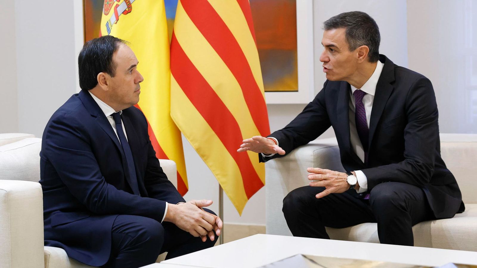 Pérez Llorca i Sánchez, reunits este dimecres a la Moncloa