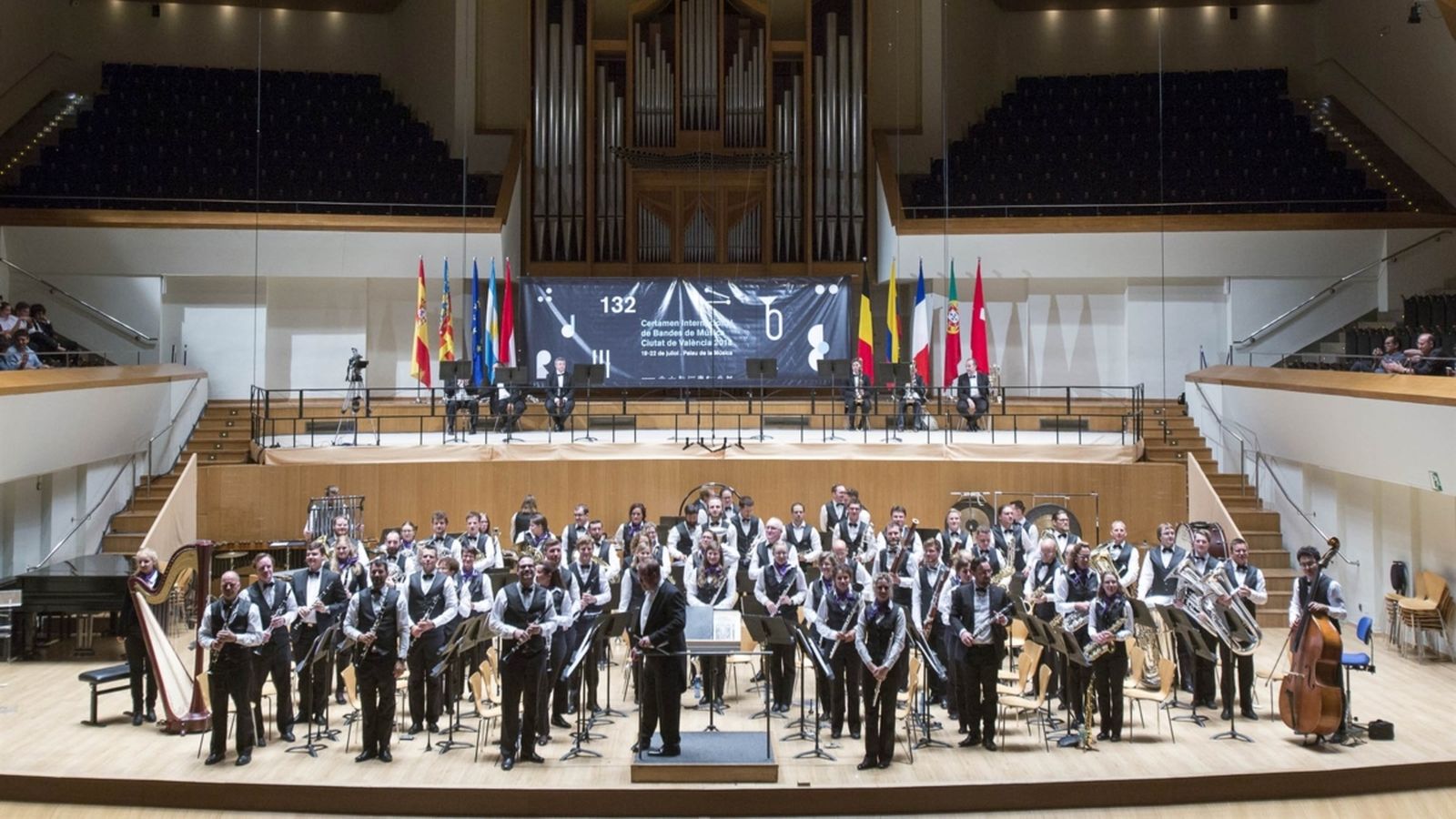 El Certamen Internacional de Bandes de Música Ciutat de València 2018 que es va celebrar la nit del divendres 20 de juliol
