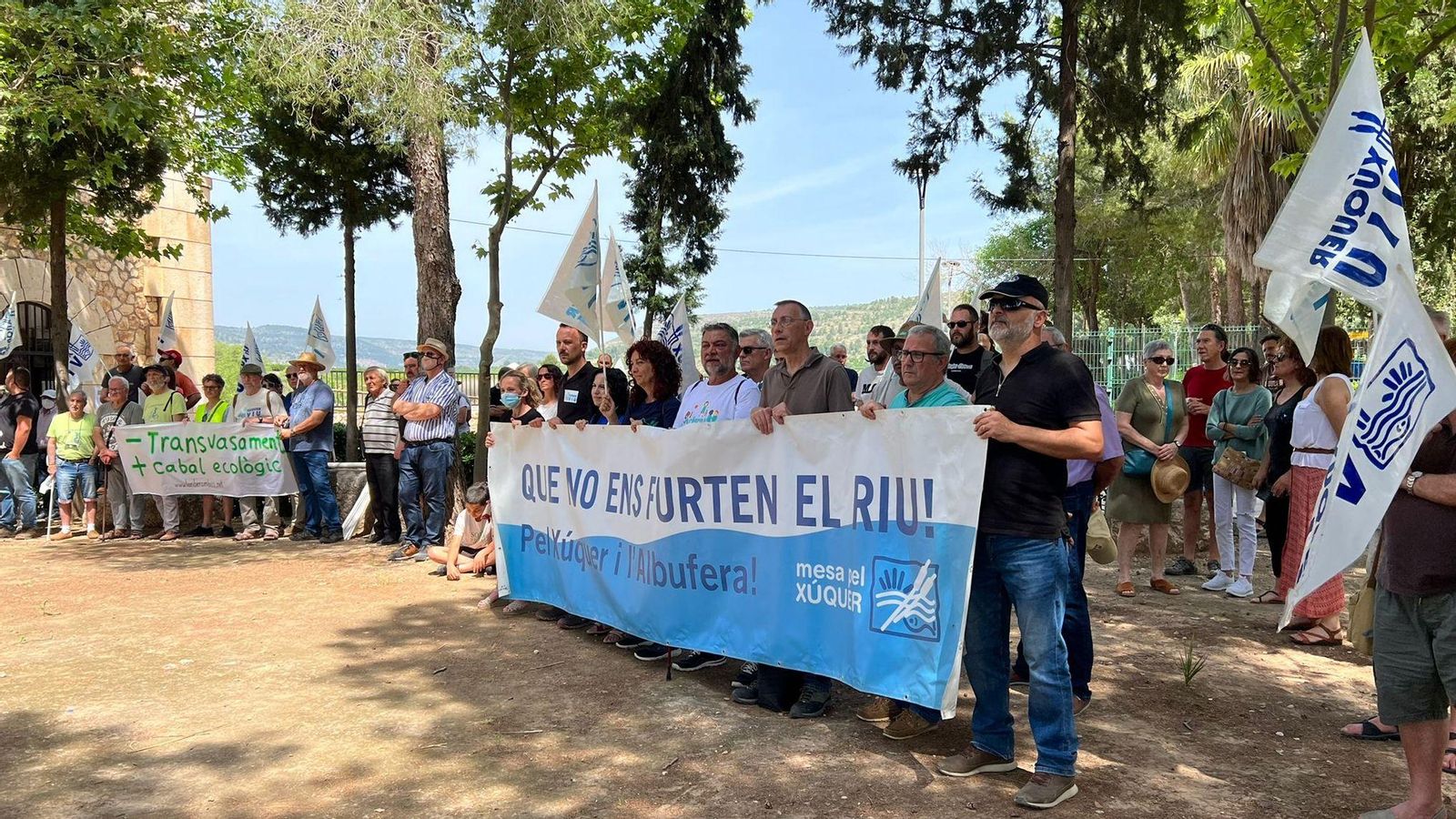 Concentració de la plataforma Xúquer Viu a Antella WhatsApp Image 2022 05 21 at 12.24.16 PM