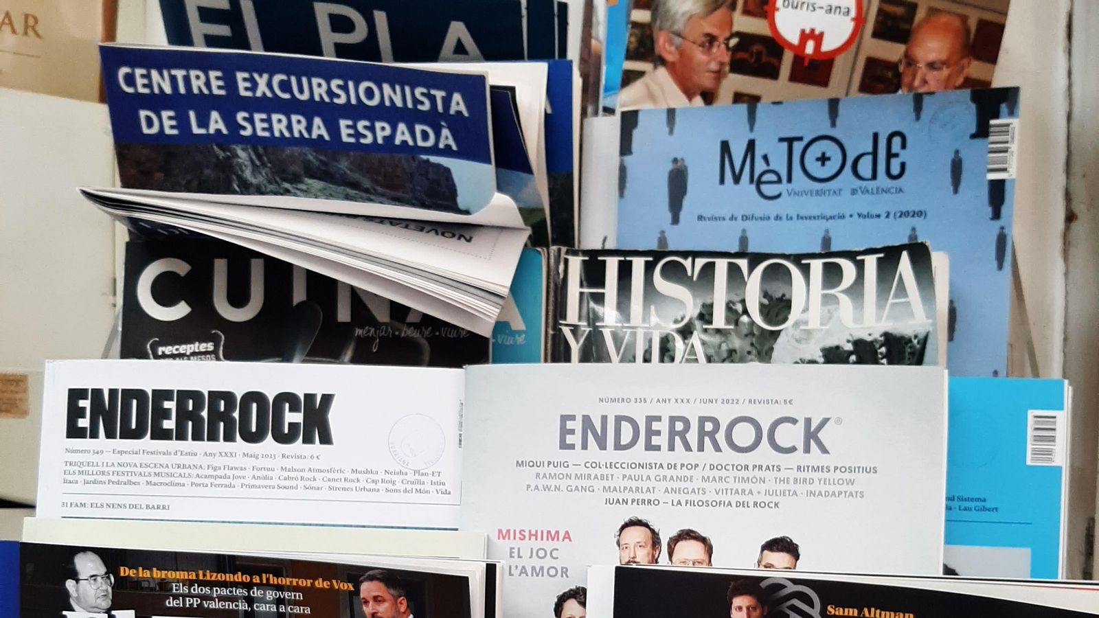 Les revistes en valencià que l'edil de Vox va mencionar
