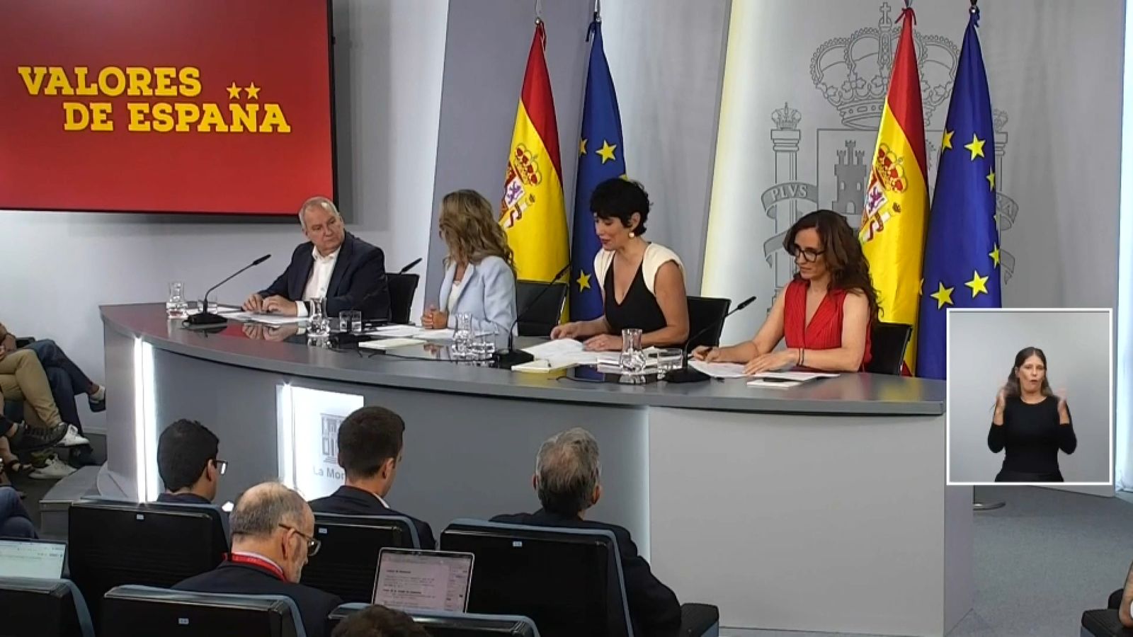 Roda de premsa del Consell de Ministres, este dimarts
