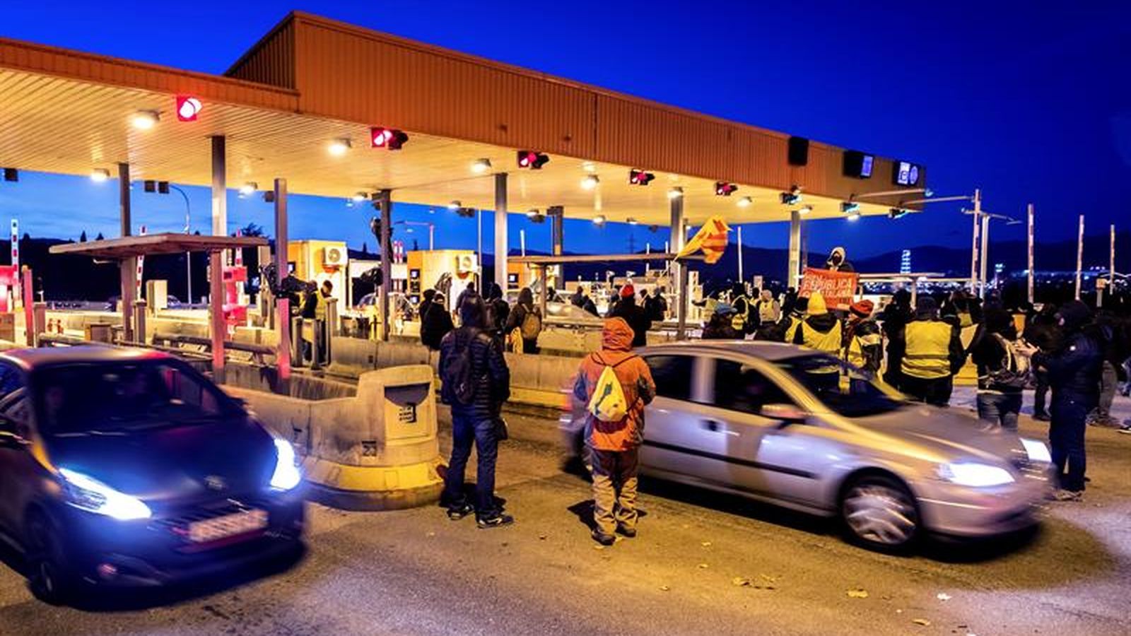 Imatge d'arxiu del peatge de l'Hospitalet de l'Infant. Rubén Cervera