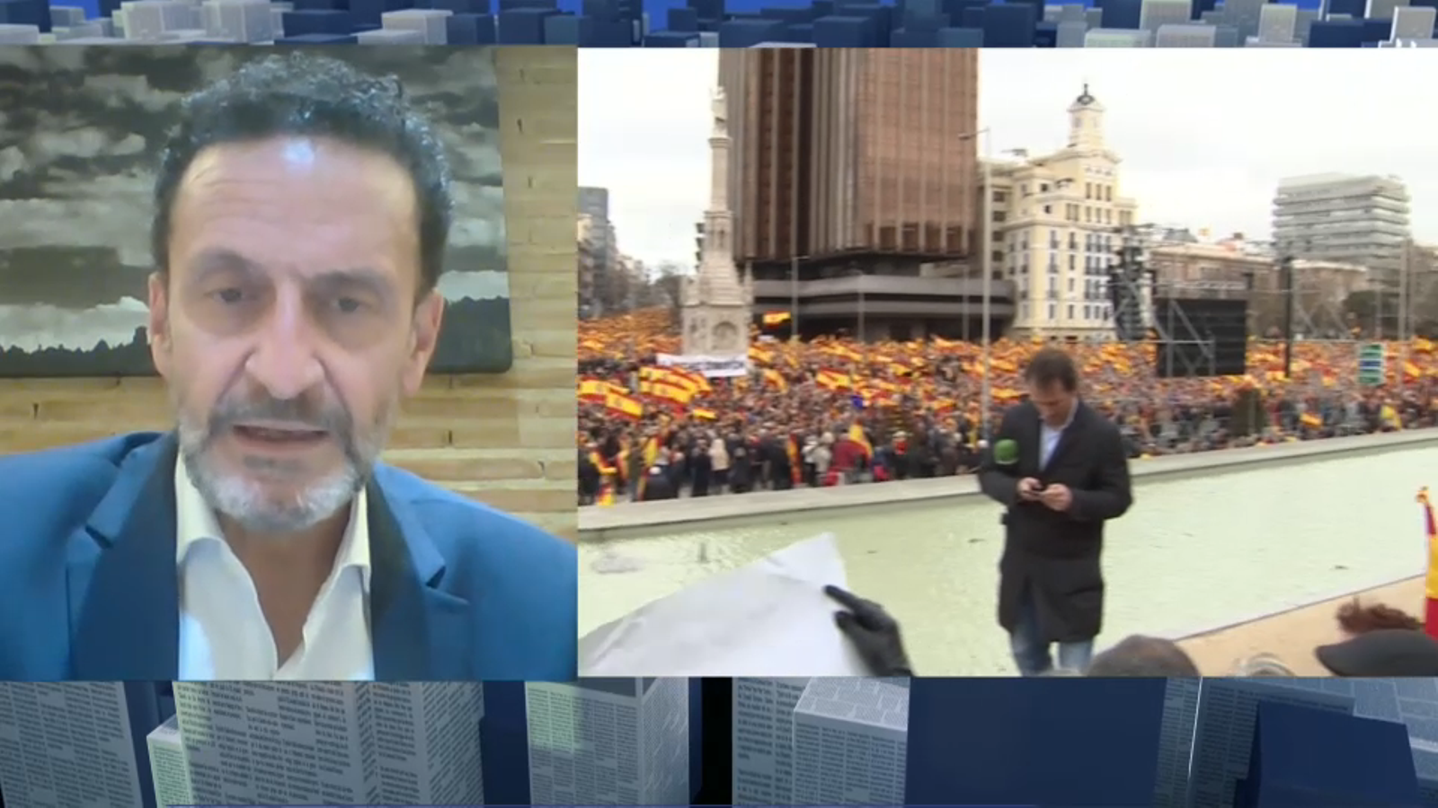 Edmundo Val durant la seua intervenció al programa A la Ventura