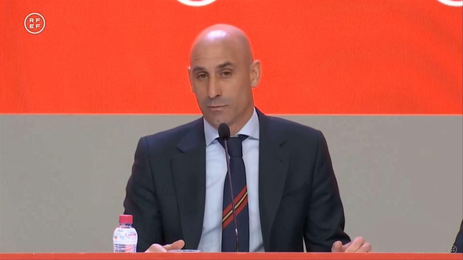 El president de la Federació de Futbol, Luis Rubiales