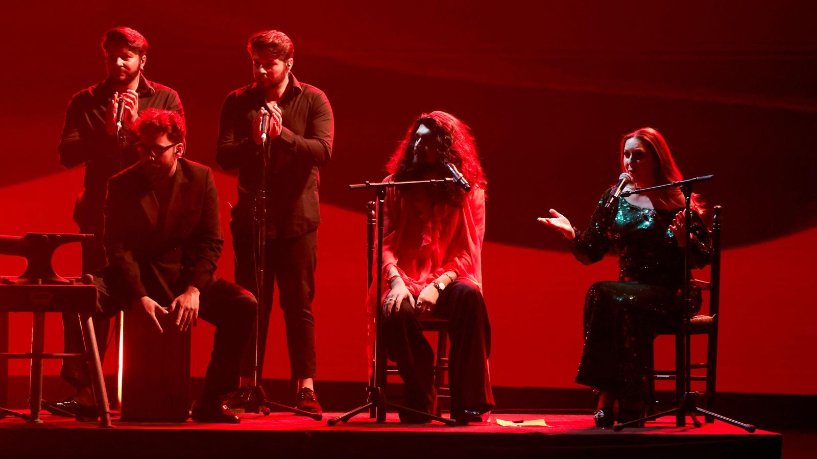 Actuació de Nina Pastori durant la gal·la celebrada a Sevilla