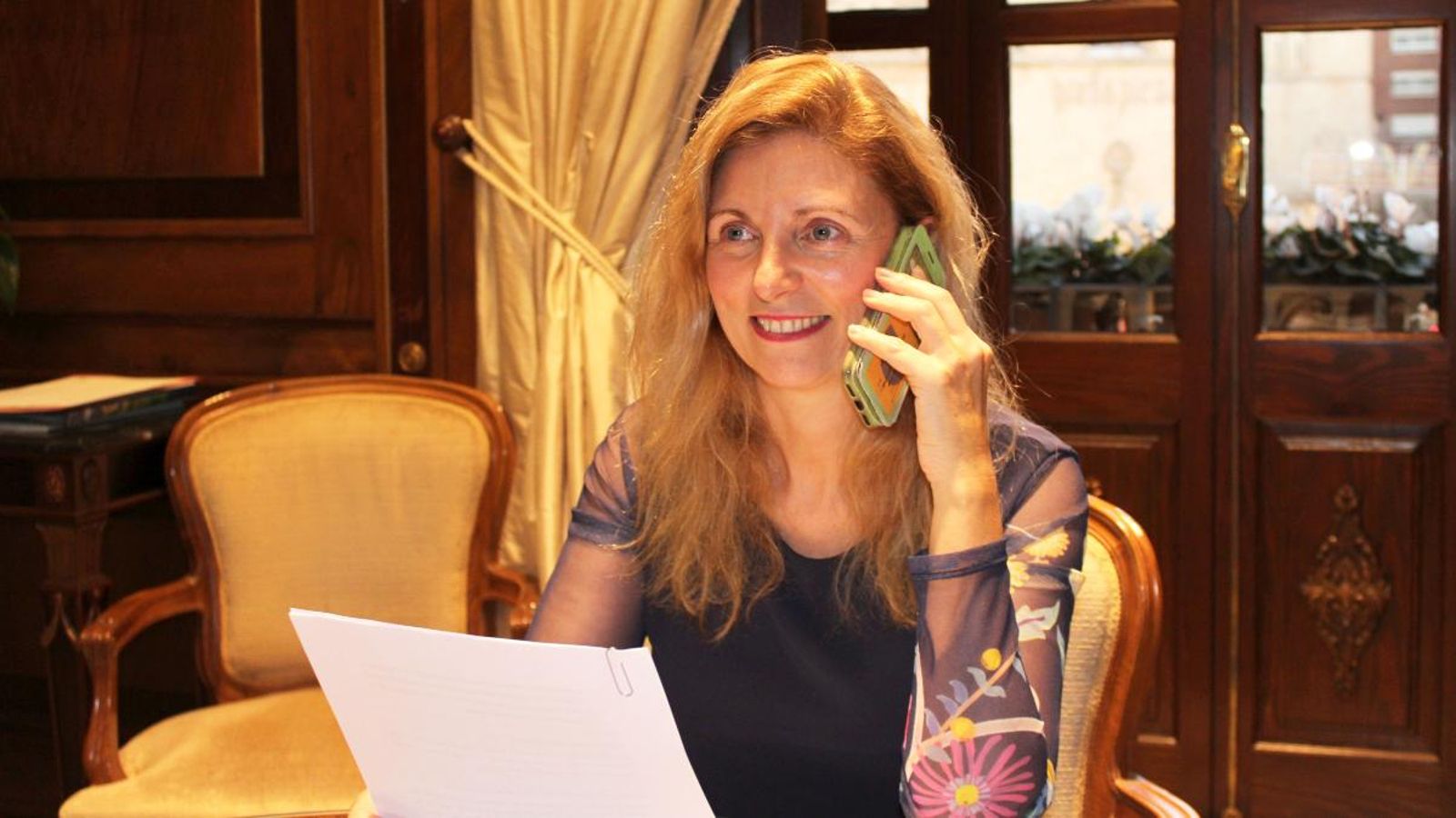 Amparo Marco crida als pregoners de les festes de la Magdalena