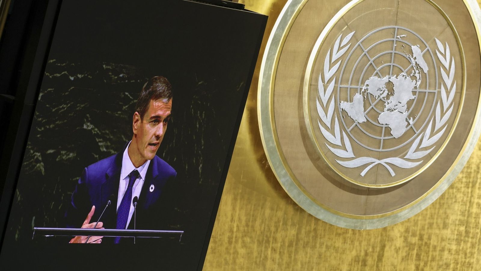 Crònica en vídeo sobre la intervenció de Pedro Sánchez en la 81 l'Assemblea General de l'ONU.