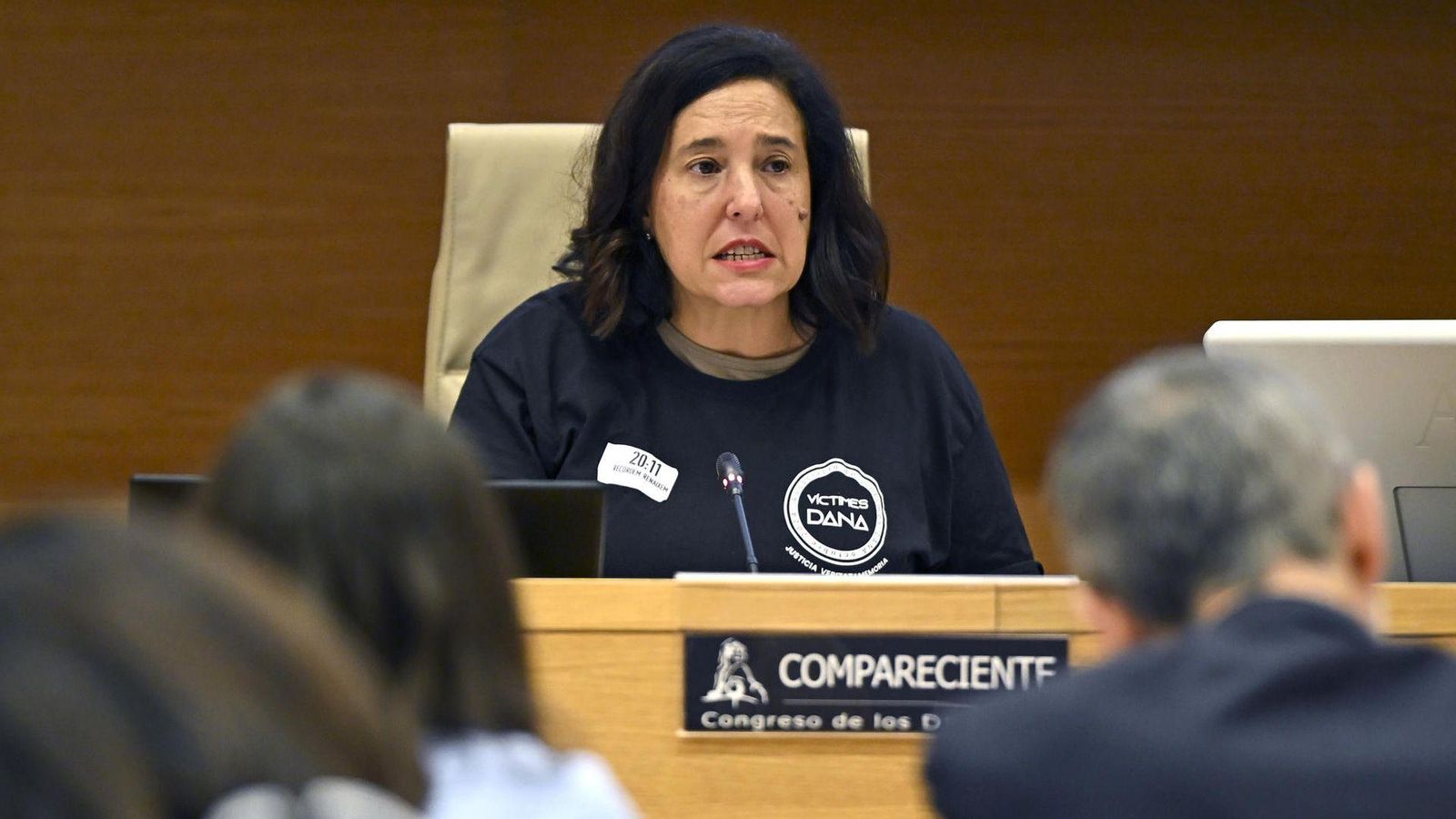 Mariló Gradolí, este dijous en la comissió de la dana al Congrés