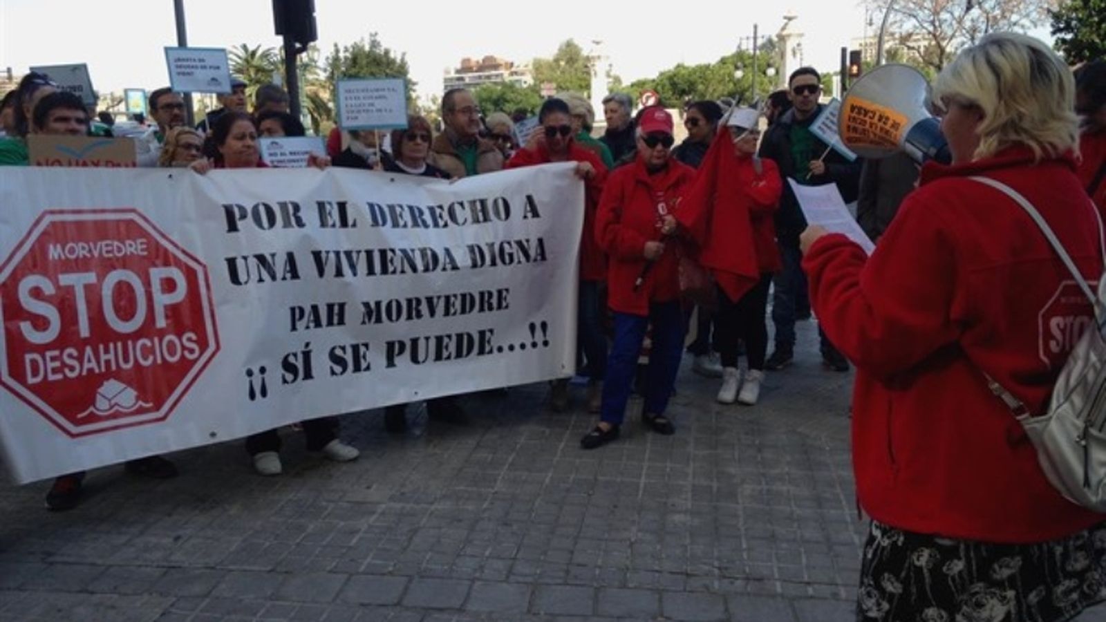 La Plataforma d'Afectats per la Hipoteca (PAH) ha convocat una sèrie de manifestacions