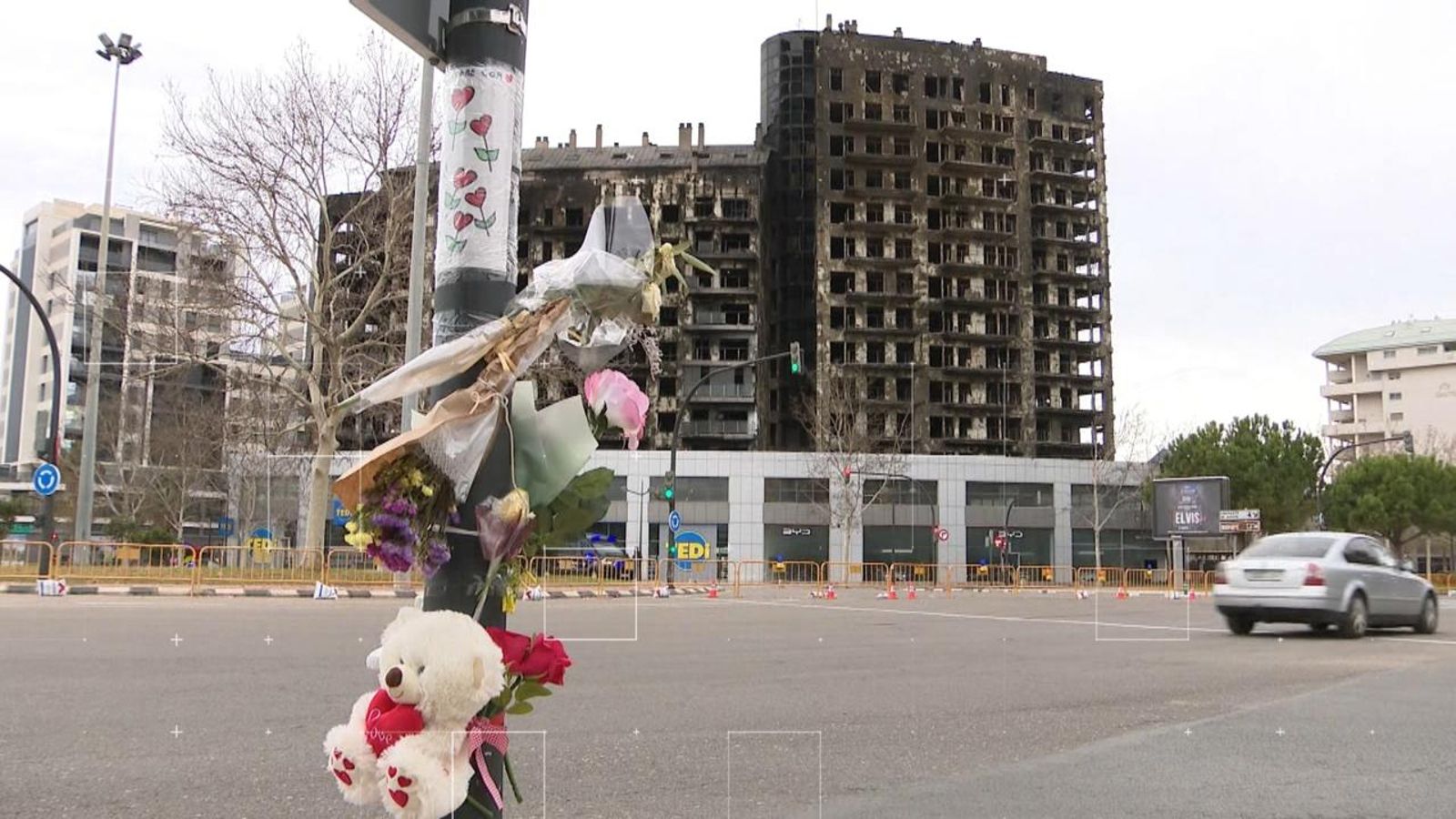 Així han sigut els primers dies després de l'incendi de Campanar