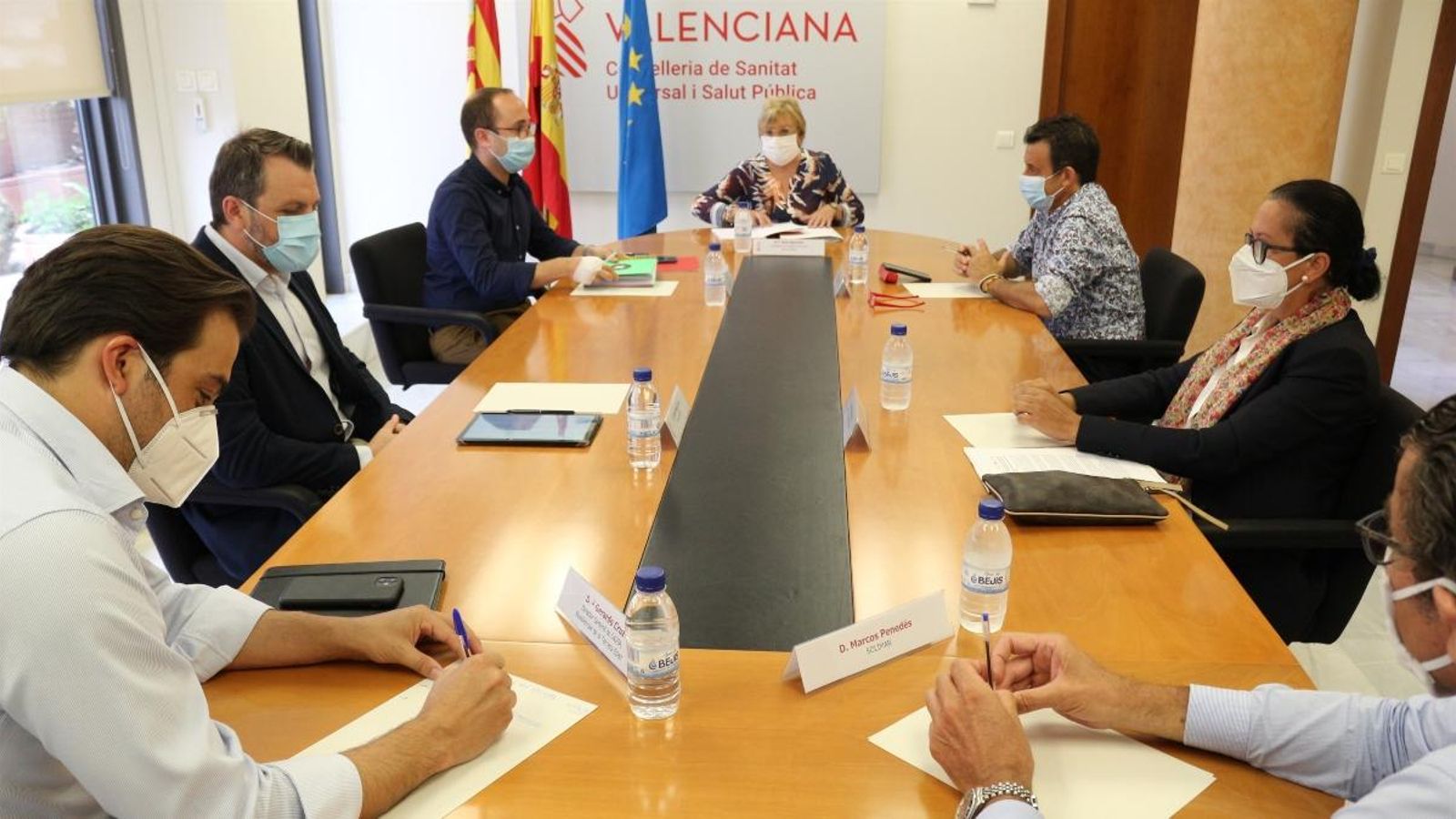Reunió de la consellera Barceló amb representants del sector de residències