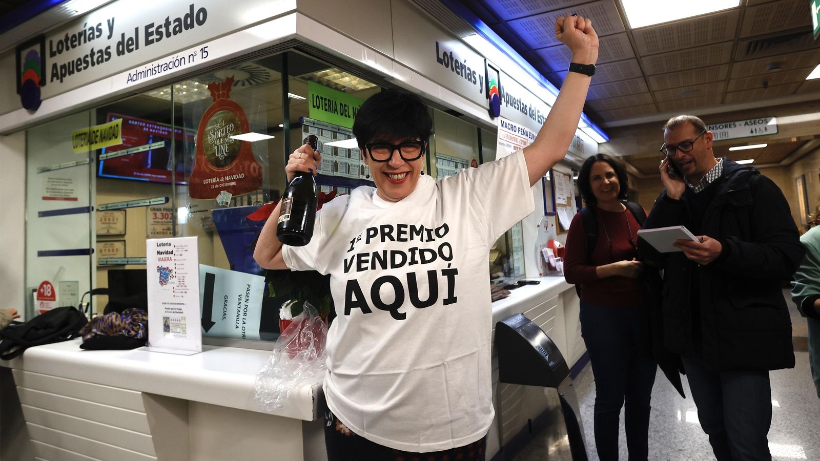 La lotera de l'administració de Castelló de la Plana del Corte Inglés que ha venut una sèrie de la Grossa La lotera de l'administració de Castelló del Corte Inglés que ha venut una sèrie de la Grossa