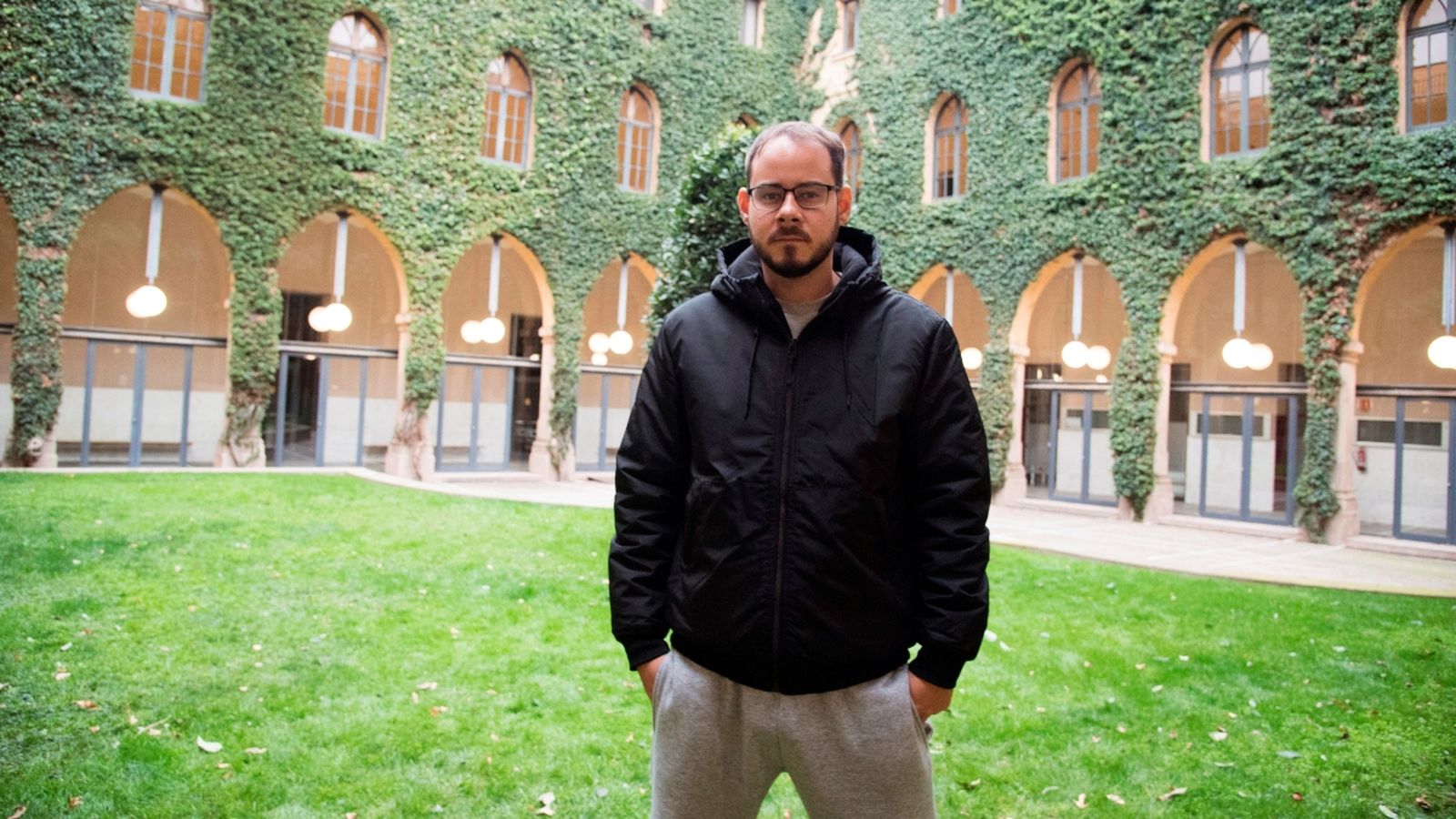 Pablo Hasél s'ha tancat en l'edifici del rectorat de la Universitat de Lleida