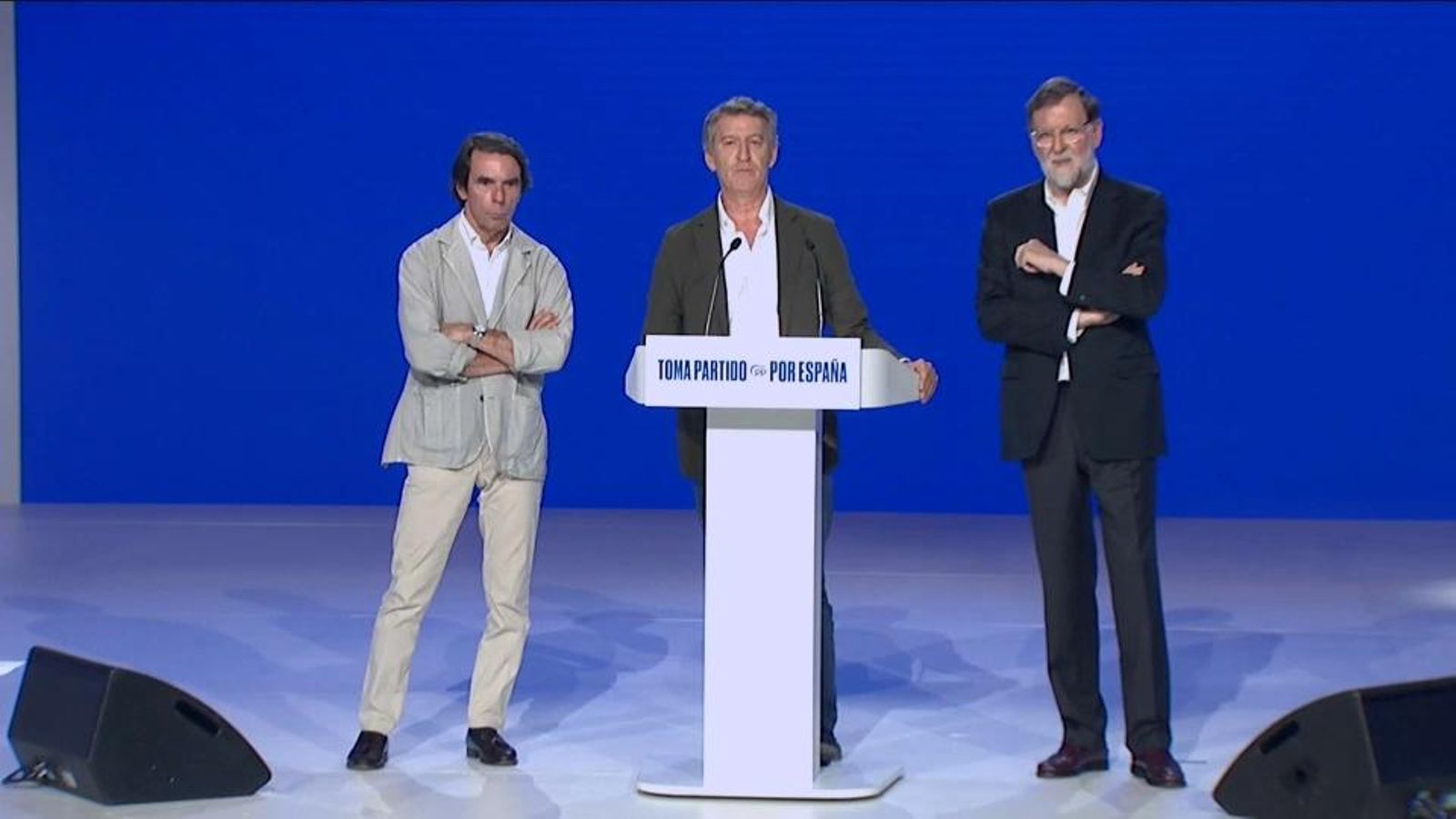 Feijóo reivindica els governs d'Aznar i Rajoy en el primer dia de congrés nacional del PP