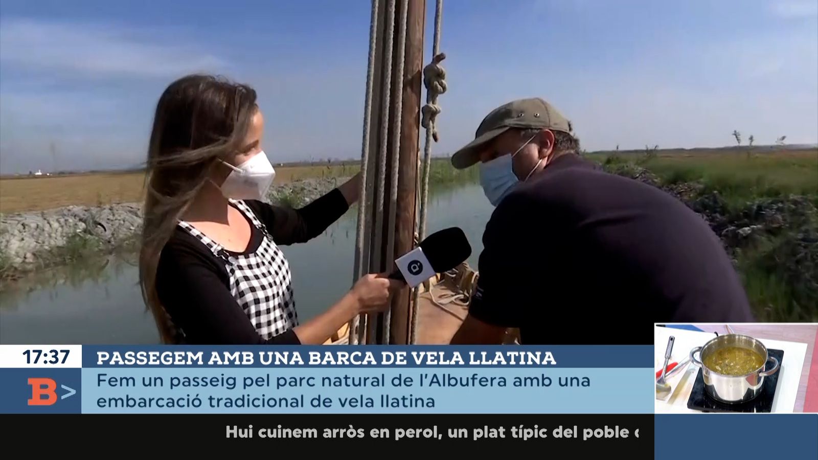 27.10.2021 | Passegem amb una barca de vela llatina