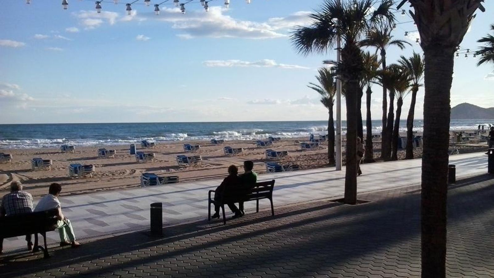 Imatge d’arxiu del passeig de Benidorm.