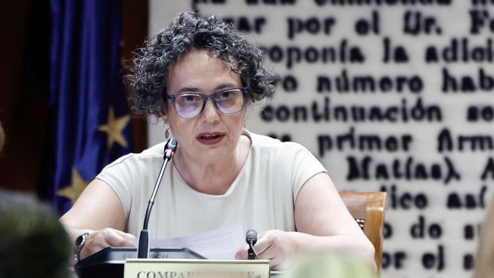 Gertrudis Alcázar, este dilluns al Senat