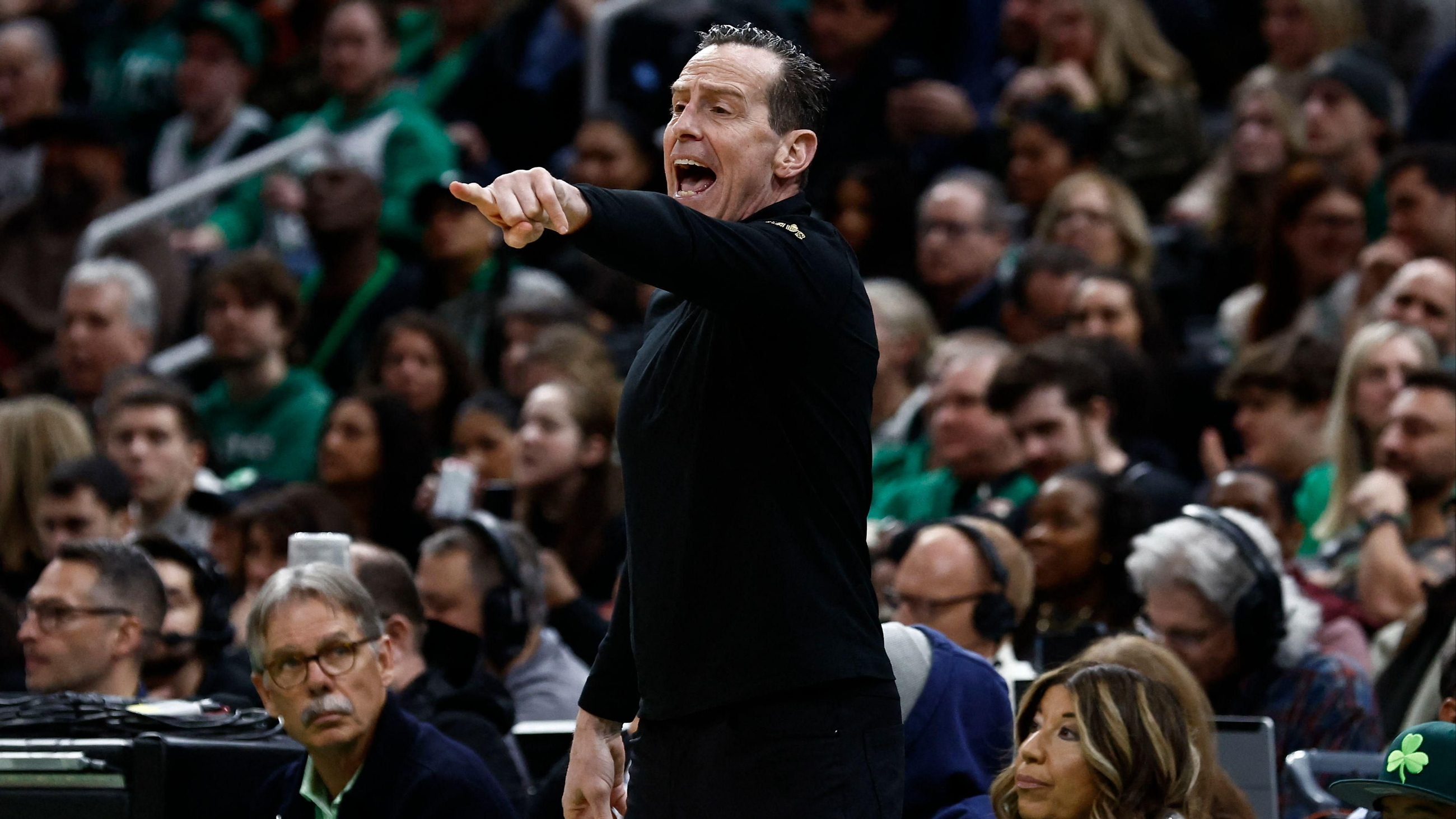 Kenny Atkinson, en un partit de l'NBA
