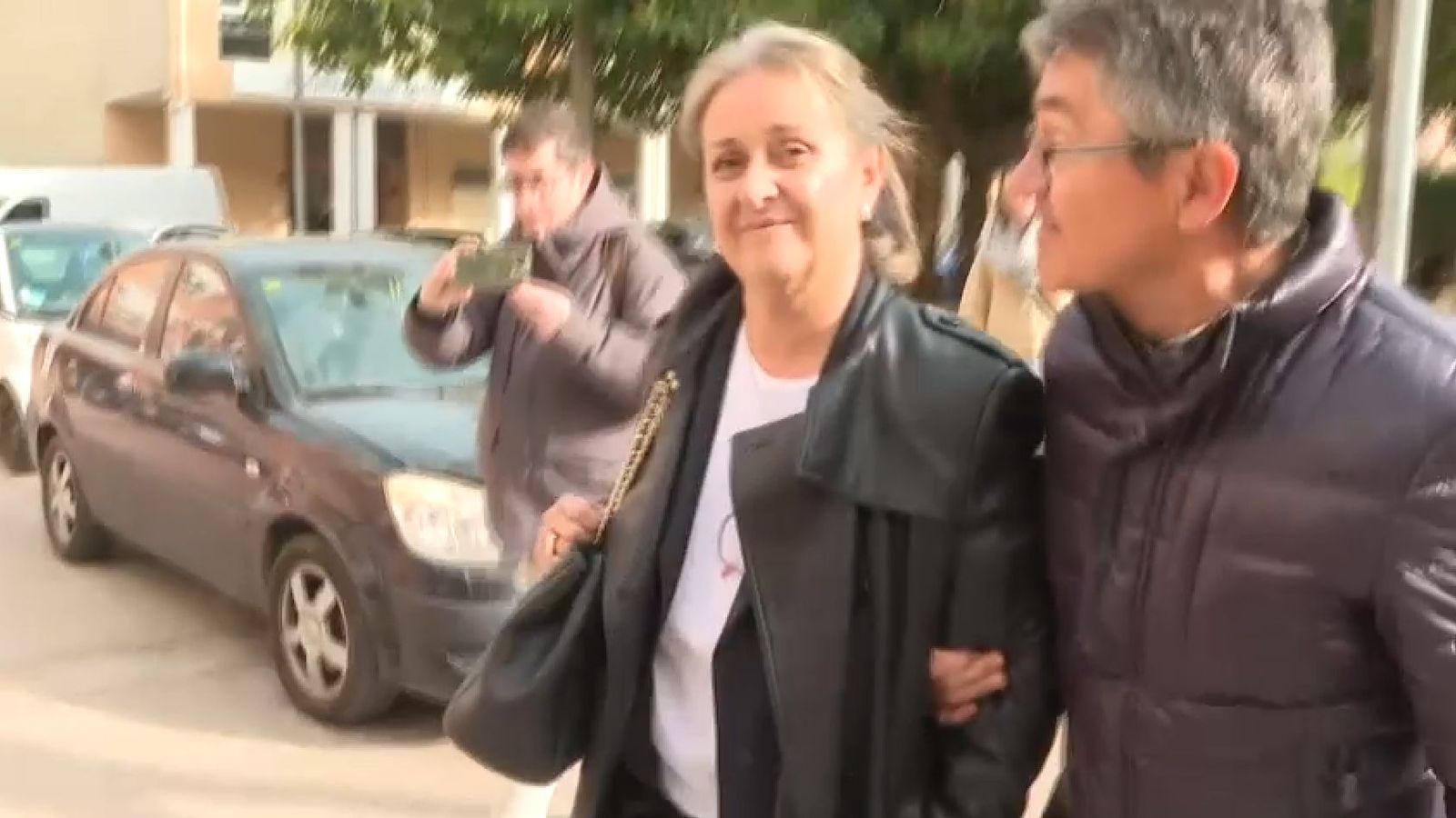 L'exdirectora general de la secretaria del gabinet de Presidència, Pilar Montes, a l'eixida del jutjat