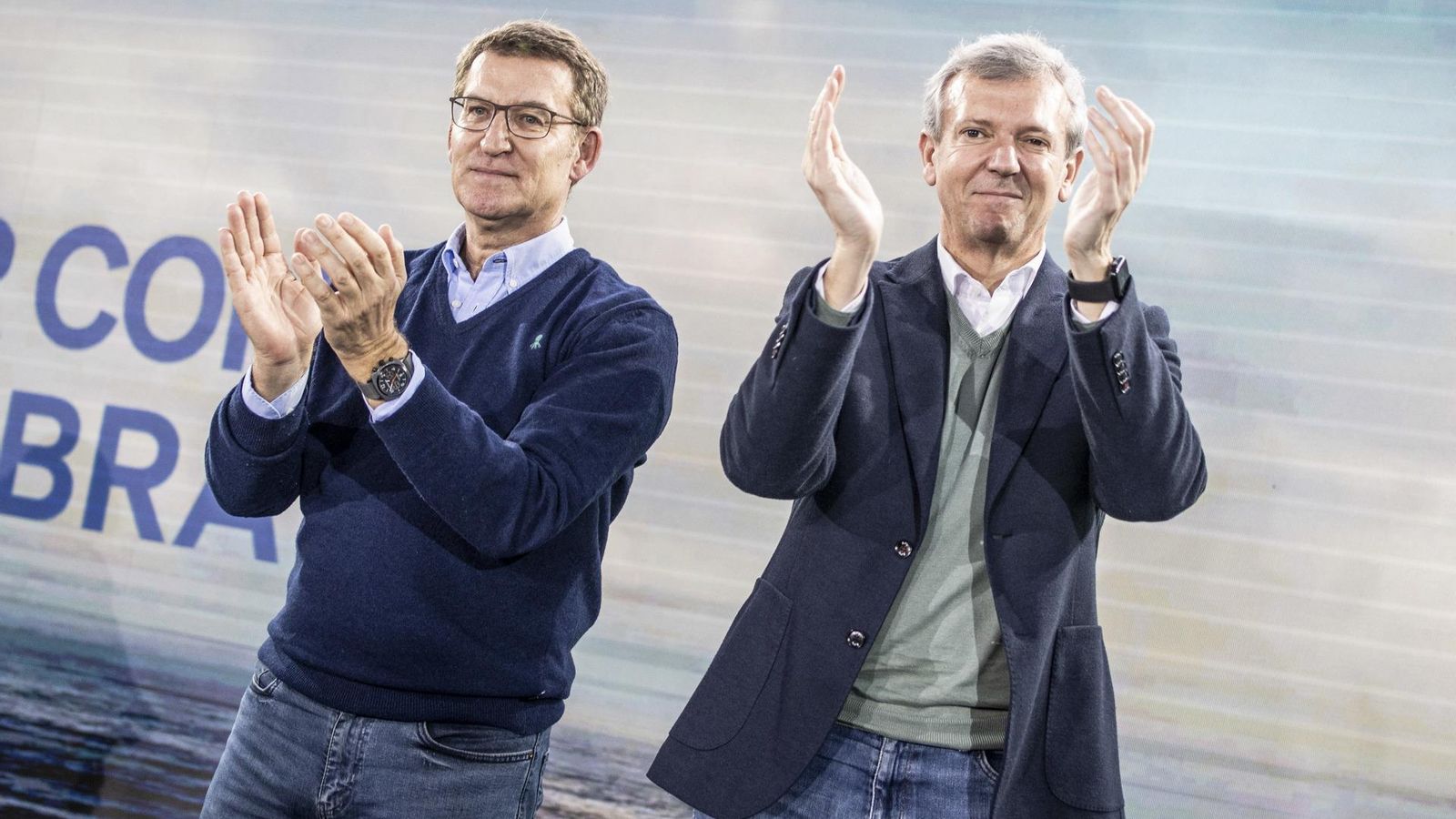Feijóo i Rueda en la cloenda de la XXVI jornada interpalamentaria del PP en Ourense