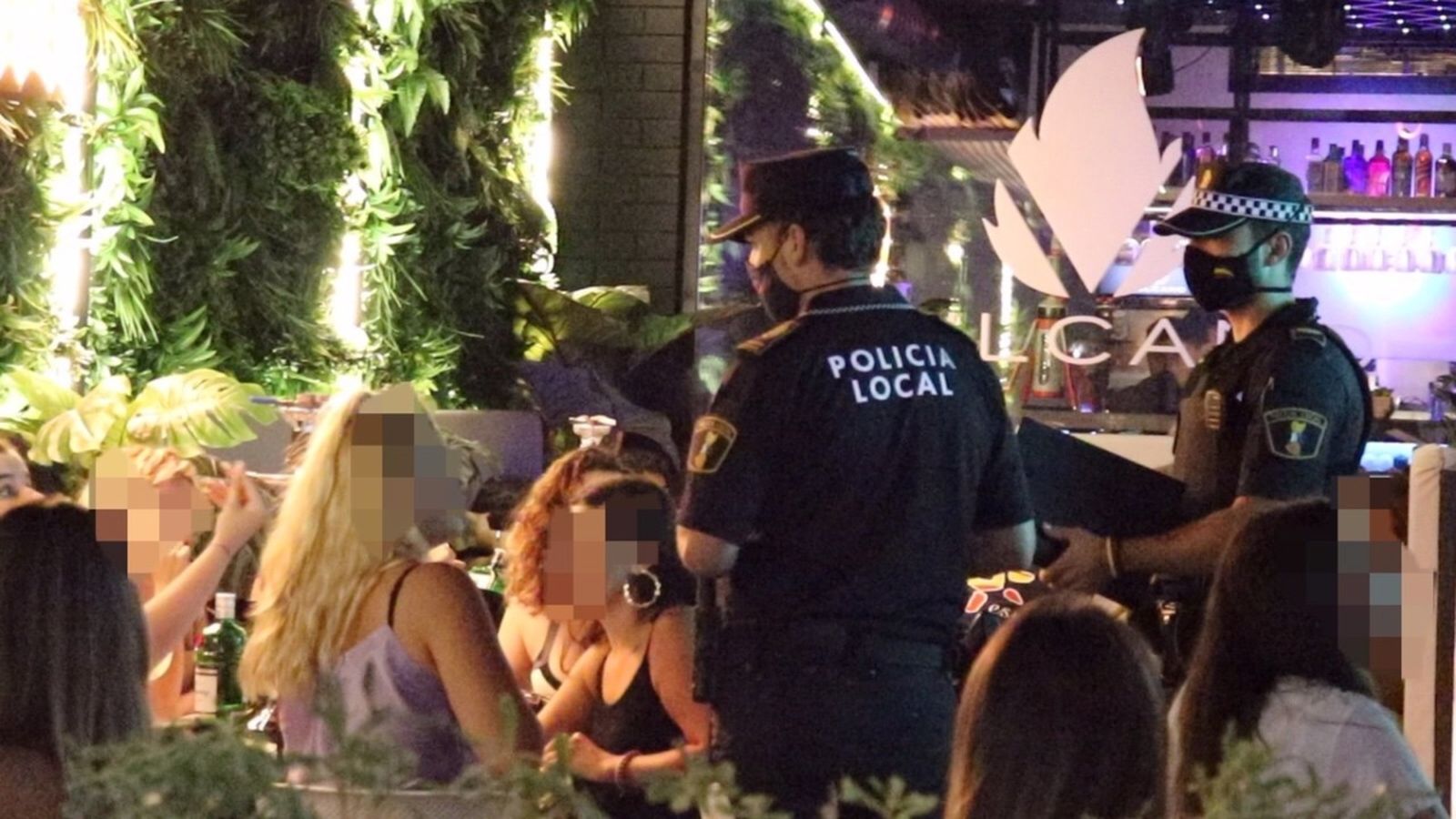 Agents de la Policia Local d'Alacant en una imatge recent